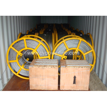 Anti twisting steel wire rope